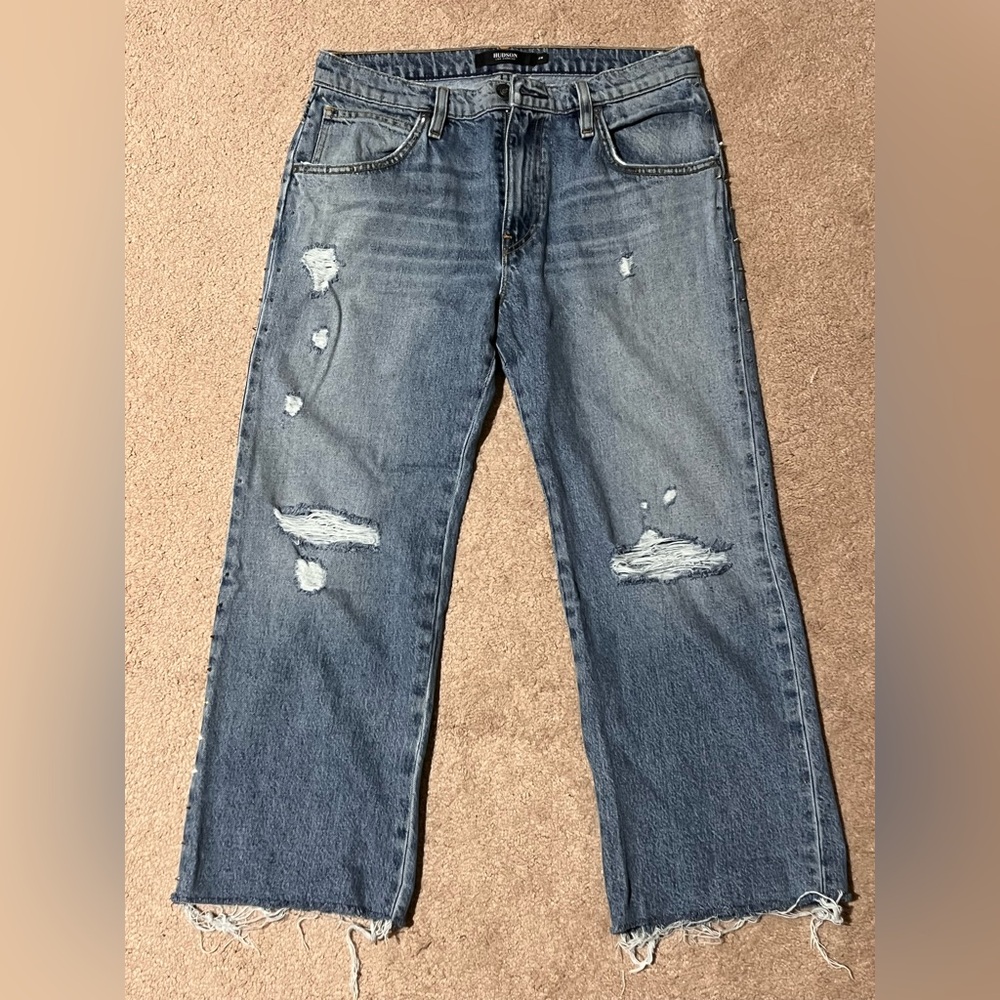 Hudson Jeans Sloane Spike Ankle Crop EUC